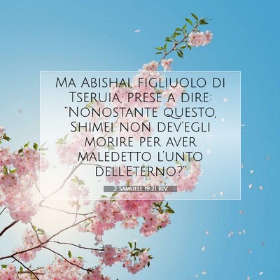 2 Samuele 19:21 RIV Immagine del Versetto della Bibbia