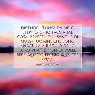 2 Samuele 23:17 RIV Immagine del Versetto della Bibbia