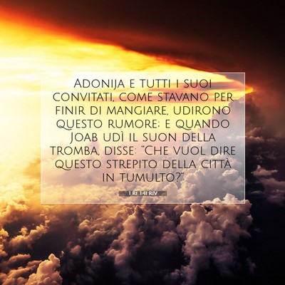 1 Re 1:41 Versetto della Bibbia Spiegato
