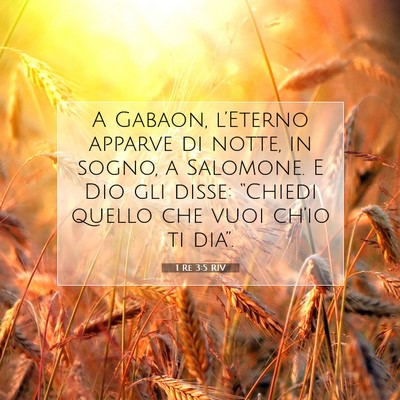 1 Re 3:5 RIV Immagine del Versetto della Bibbia