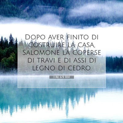 1 Re 6:9 Versetto della Bibbia Spiegato