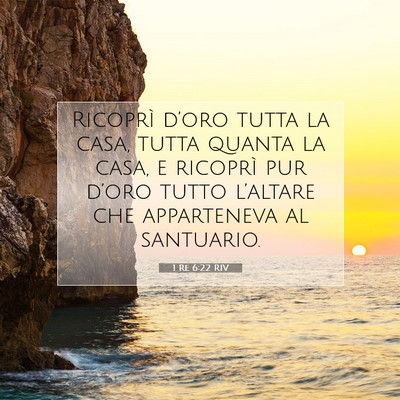 1 Re 6:22 Versetto della Bibbia Spiegato