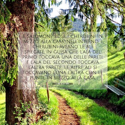 1 Re 6:27 Versetto della Bibbia Spiegato