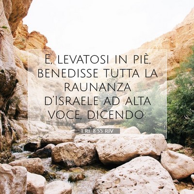 1 Re 8:55 Versetto della Bibbia Spiegato