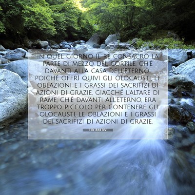1 Re 8:64 Versetto della Bibbia Spiegato