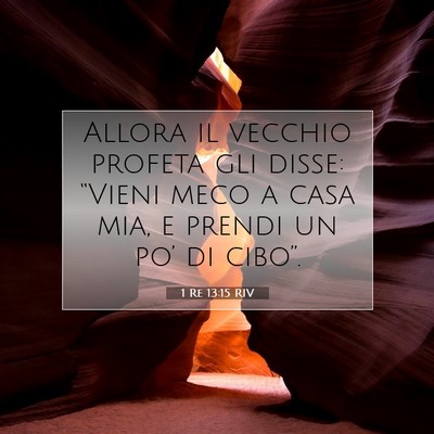 1 Re 13:15 Versetto della Bibbia Spiegato