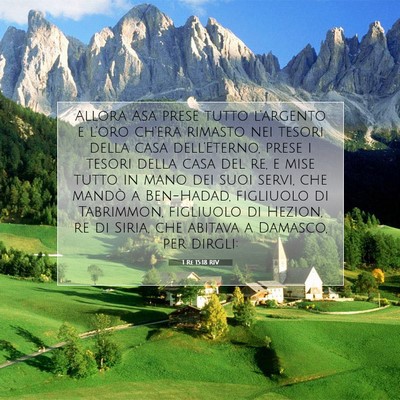 1 Re 15:18 Versetto della Bibbia Spiegato