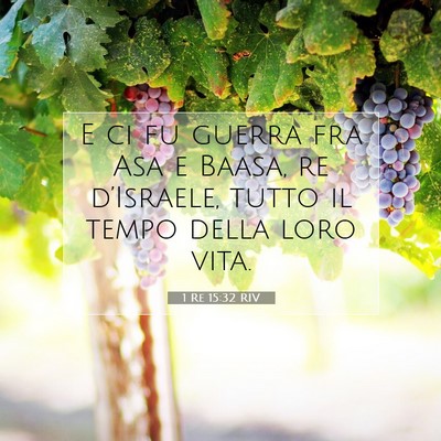 1 Re 15:32 Versetto della Bibbia Spiegato