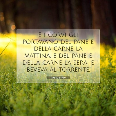 1 Re 17:6 Versetto della Bibbia Spiegato