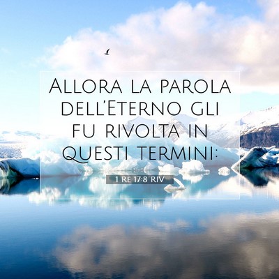 1 Re 17:8 Versetto della Bibbia Spiegato