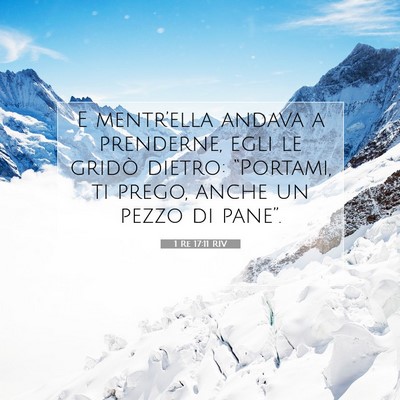 1 Re 17:11 Versetto della Bibbia Spiegato