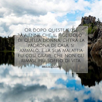 1 Re 17:17 Versetto della Bibbia Spiegato