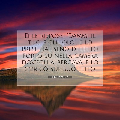 1 Re 17:19 Versetto della Bibbia Spiegato