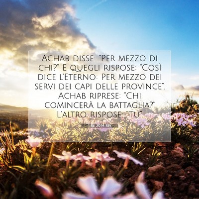 1 Re 20:14 RIV Immagine del Versetto della Bibbia