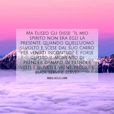 2 Re 5:26 Versetto della Bibbia Spiegato