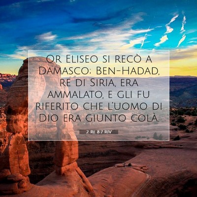 2 Re 8:7 RIV Immagine del Versetto della Bibbia