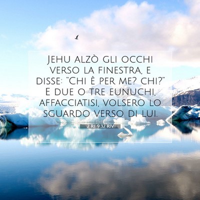 2 Re 9:32 RIV Immagine del Versetto della Bibbia