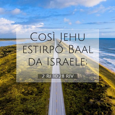 2 Re 10:28 Versetto della Bibbia Spiegato