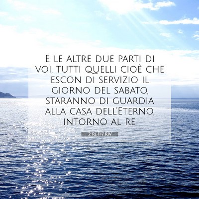 2 Re 11:7 Versetto della Bibbia Spiegato
