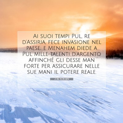 2 Re 15:19 Versetto della Bibbia Spiegato