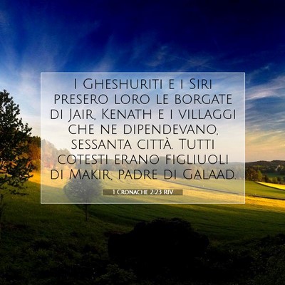 1 Cronache 2:23 RIV Immagine del Versetto della Bibbia