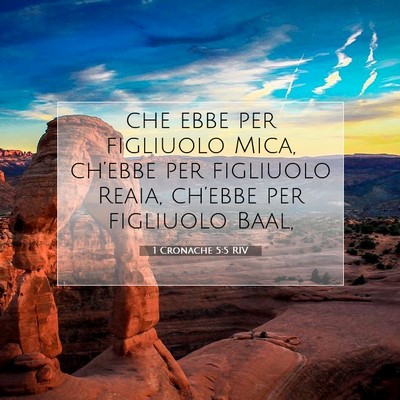 1 Cronache 5:5 Versetto della Bibbia Spiegato