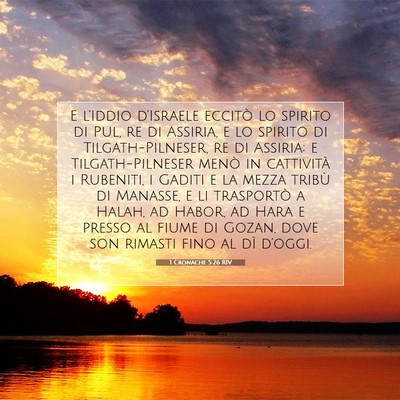 1 Cronache 5:26 RIV Immagine del Versetto della Bibbia