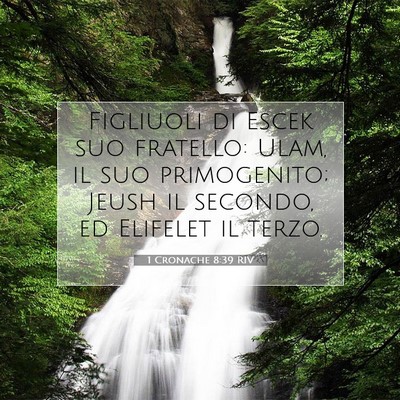 1 Cronache 8:39 Versetto della Bibbia Spiegato