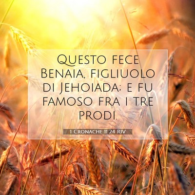 1 Cronache 11:24 RIV Immagine del Versetto della Bibbia