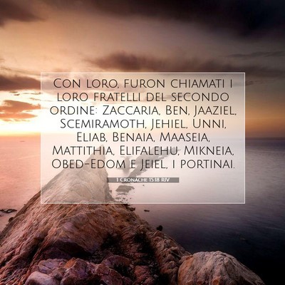 1 Cronache 15:18 Versetto della Bibbia Spiegato
