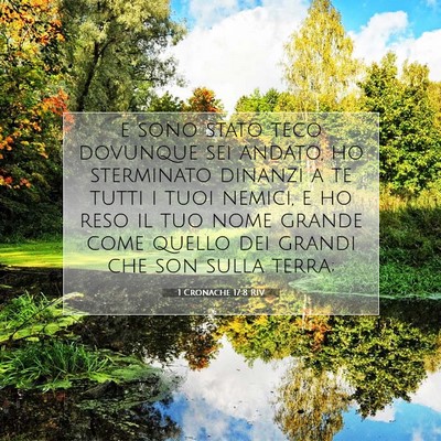 1 Cronache 17:8 Versetto della Bibbia Spiegato
