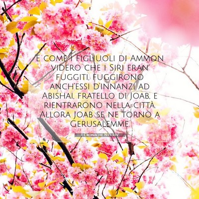 1 Cronache 19:15 Versetto della Bibbia Spiegato