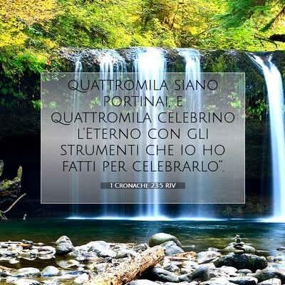 1 Cronache 23:5 Versetto della Bibbia Spiegato