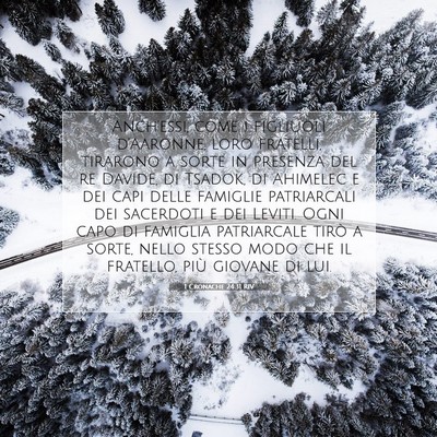 1 Cronache 24:31 Versetto della Bibbia Spiegato