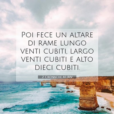 2 Cronache 4:1 Versetto della Bibbia Spiegato