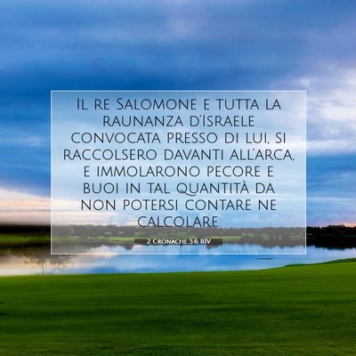 2 Cronache 5:6 Versetto della Bibbia Spiegato