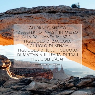 2 Cronache 20:14 RIV Immagine del Versetto della Bibbia