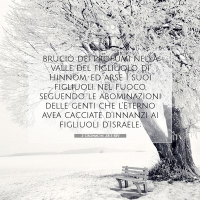 2 Cronache 28:3 RIV Immagine del Versetto della Bibbia