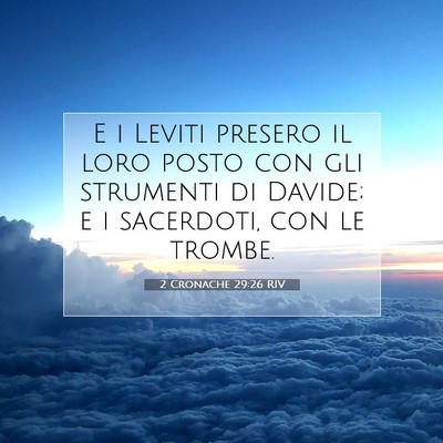 2 Cronache 29:26 Versetto della Bibbia Spiegato