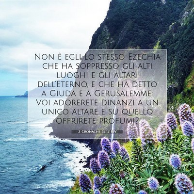 2 Cronache 32:12 RIV Immagine del Versetto della Bibbia
