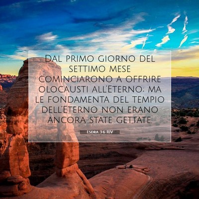 Esdra 3:6 Versetto della Bibbia Spiegato