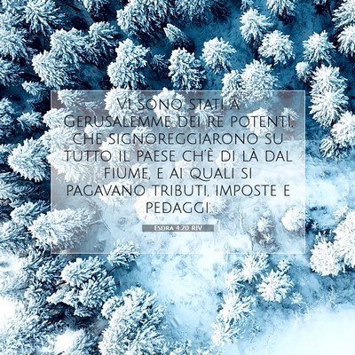 Esdra 4:20 Versetto della Bibbia Spiegato