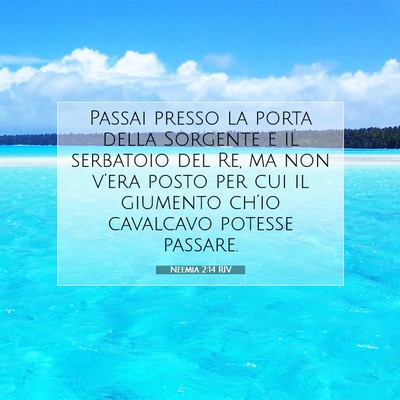 Neemia 2:14 Versetto della Bibbia Spiegato