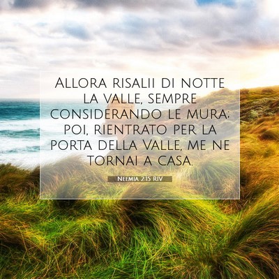Neemia 2:15 Versetto della Bibbia Spiegato