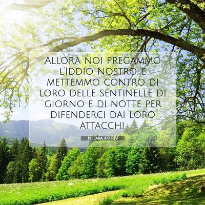 Neemia 4:9 Versetto della Bibbia Spiegato