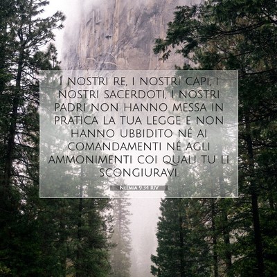 Neemia 9:34 Versetto della Bibbia Spiegato