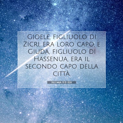 Neemia 11:9 Versetto della Bibbia Spiegato
