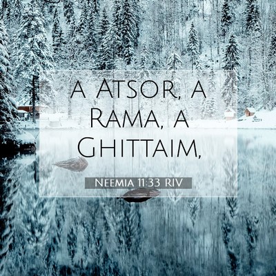 Neemia 11:33 Versetto della Bibbia Spiegato