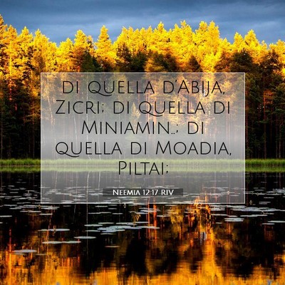 Neemia 12:17 RIV Immagine del Versetto della Bibbia