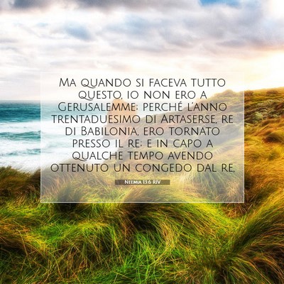 Neemia 13:6 Versetto della Bibbia Spiegato